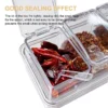 kf-Sbc7ba43deb3f461591d34179292079f9S Boîte d'assaisonnement transparente de cuisine, conteneur de stockage 4 pièces et cuillères